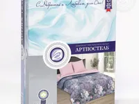 Постельное белье АртПостель Эвелина Поплин, 2-спальное с европростыней