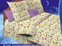 Комплектация детского КПБ: пододеяльник 112х147, простыня 110х150, наволочка