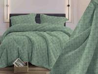 КПБ 1.5-спальный Бязь 140 г/м2, рисунок Лабиринт коричневый