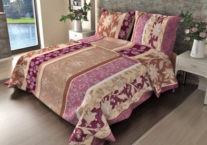 КПБ 1.5-спальный Бязь Стандарт (120 г/м²) в ассортименте, 2 наволочки 70х70