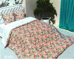 КПБ Евро Бязь Стандарт (120 г/м²) в ассортименте, 2 наволочки 70х70