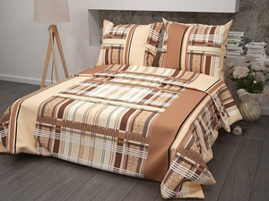 КПБ 1.5-спальный Бязь ГОСТ (140 г/м²) в ассортименте, 2 наволочки 70х70