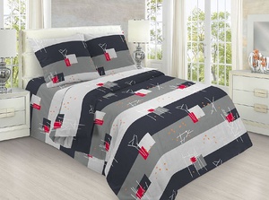 КПБ 1.5-спальный Бязь Стандарт (120 г/м²) в ассортименте, 1 наволочка 70х70 (ГИСП)