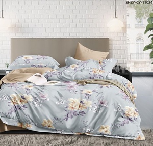 КПБ 1.5-спальный Сатин (100% хлопок) в ассортименте, на молнии, 2 наволочки