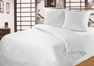 КПБ 1.5-спальный Бязь отбеленная Стандарт (120 г/м²), 1 наволочка 70х70 (ГИСП)