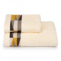 Полотенце махровое "Cleanelly" Triangoli молочное (50*90см.)