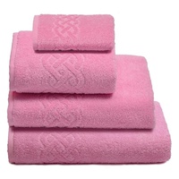 Полотенце махровое "Cleanelly" Plait Розовый (100*150см.)