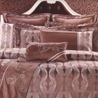 Постельное белье "Valtery" L-31 жаккард шелковый (Евро)